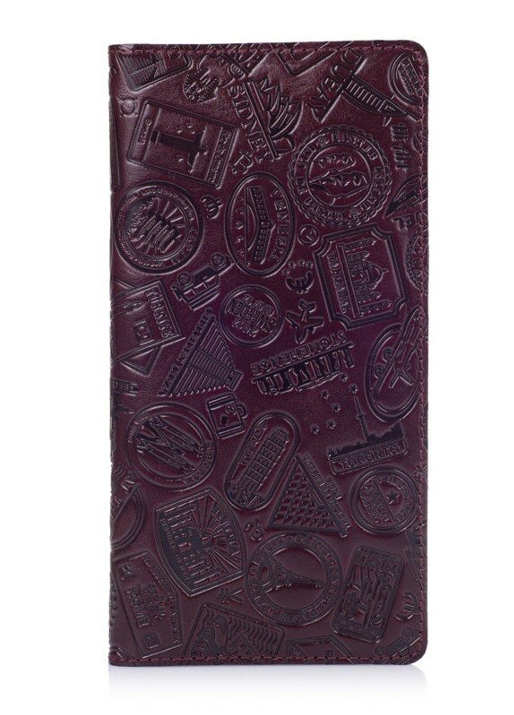 Кожаное портмоне WP-02 Original фиолетовый Фиолетовый Hi Art (268371597)