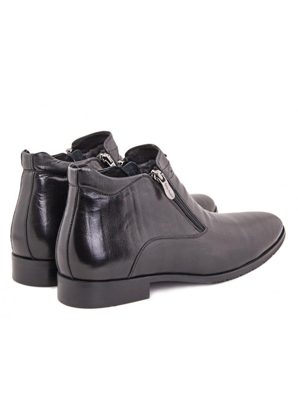 Черные ботинки 7154063-б цвет коричневый Carlo Delari
