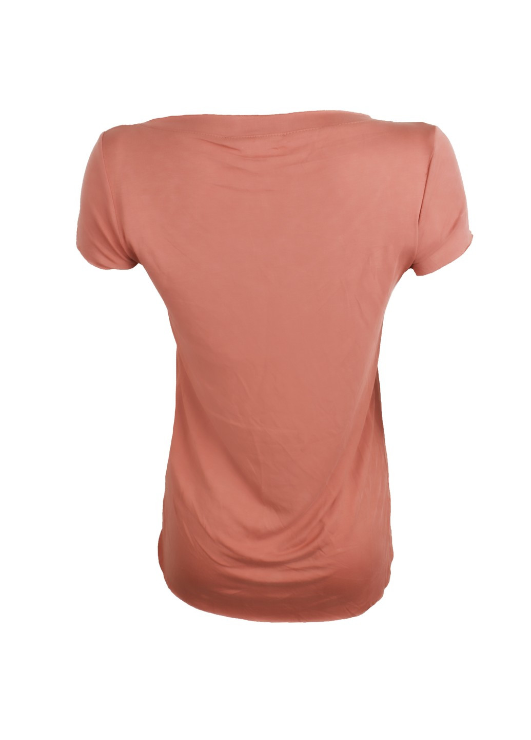 Персикова футболка жіноча Please