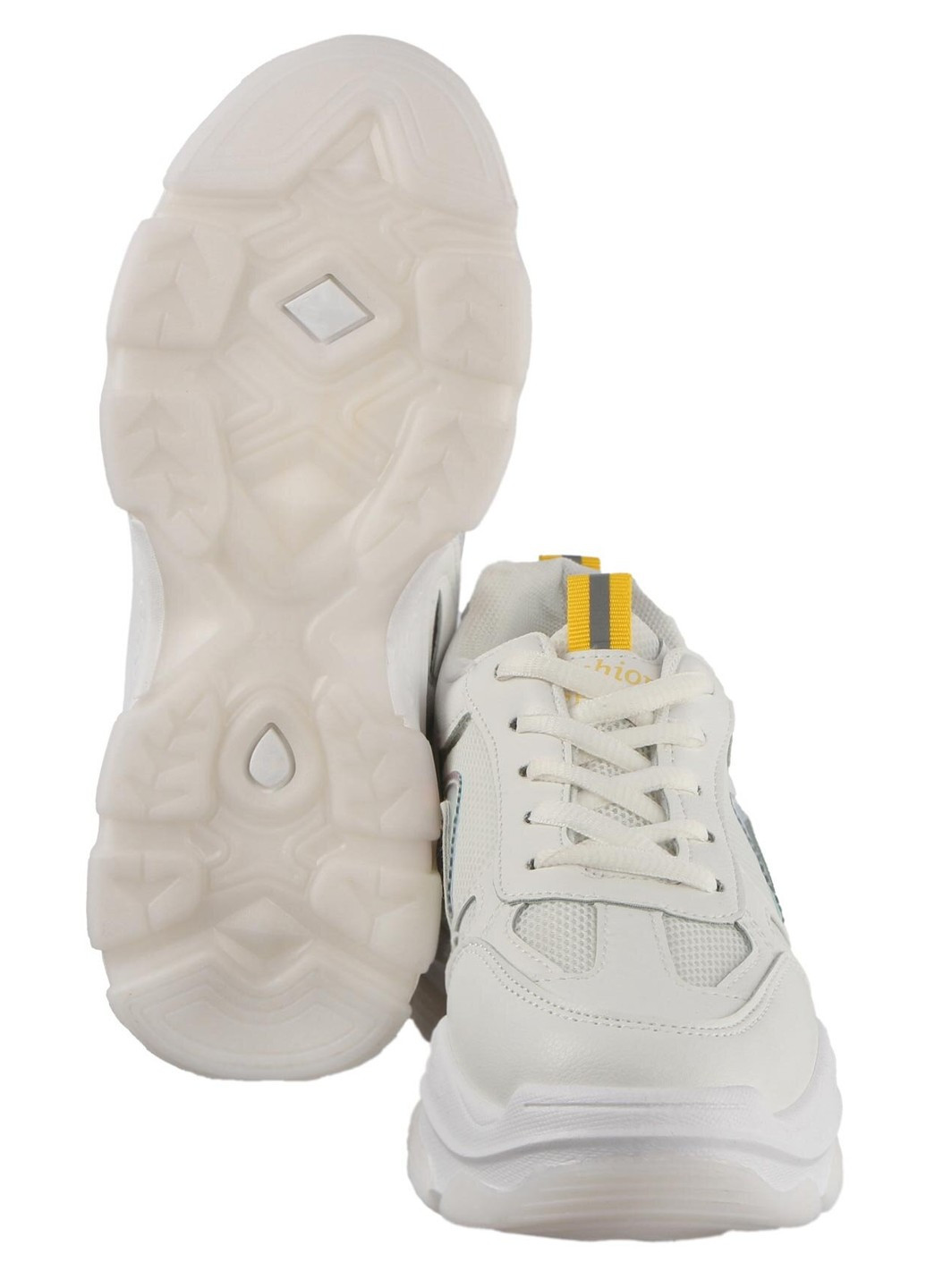Белые демисезонные женские кроссовки 195790 Meglias