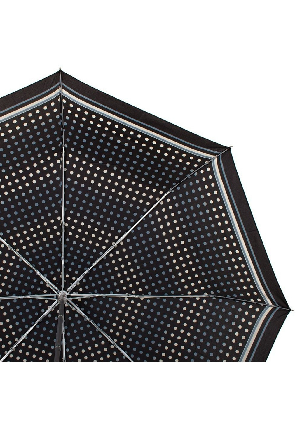 Механический женский зонтик компактный в горошек Happy Rain (262976692)