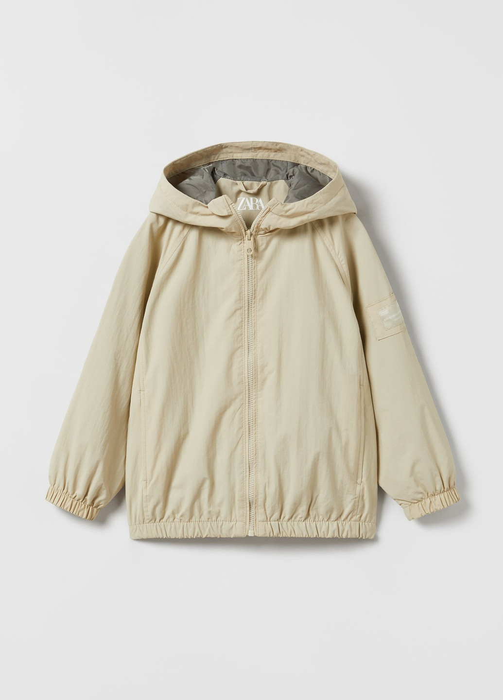 Бежевая демисезонная демисезонная куртка для мальчика 8762 128 см бежевый 65482 Zara