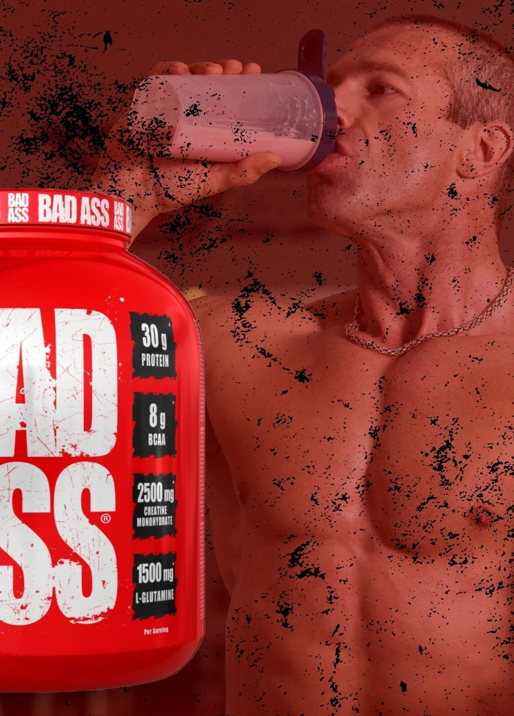 Гейнер Bad Ass Mass 3000 g (Bunty) Fitness Authority (276251519)