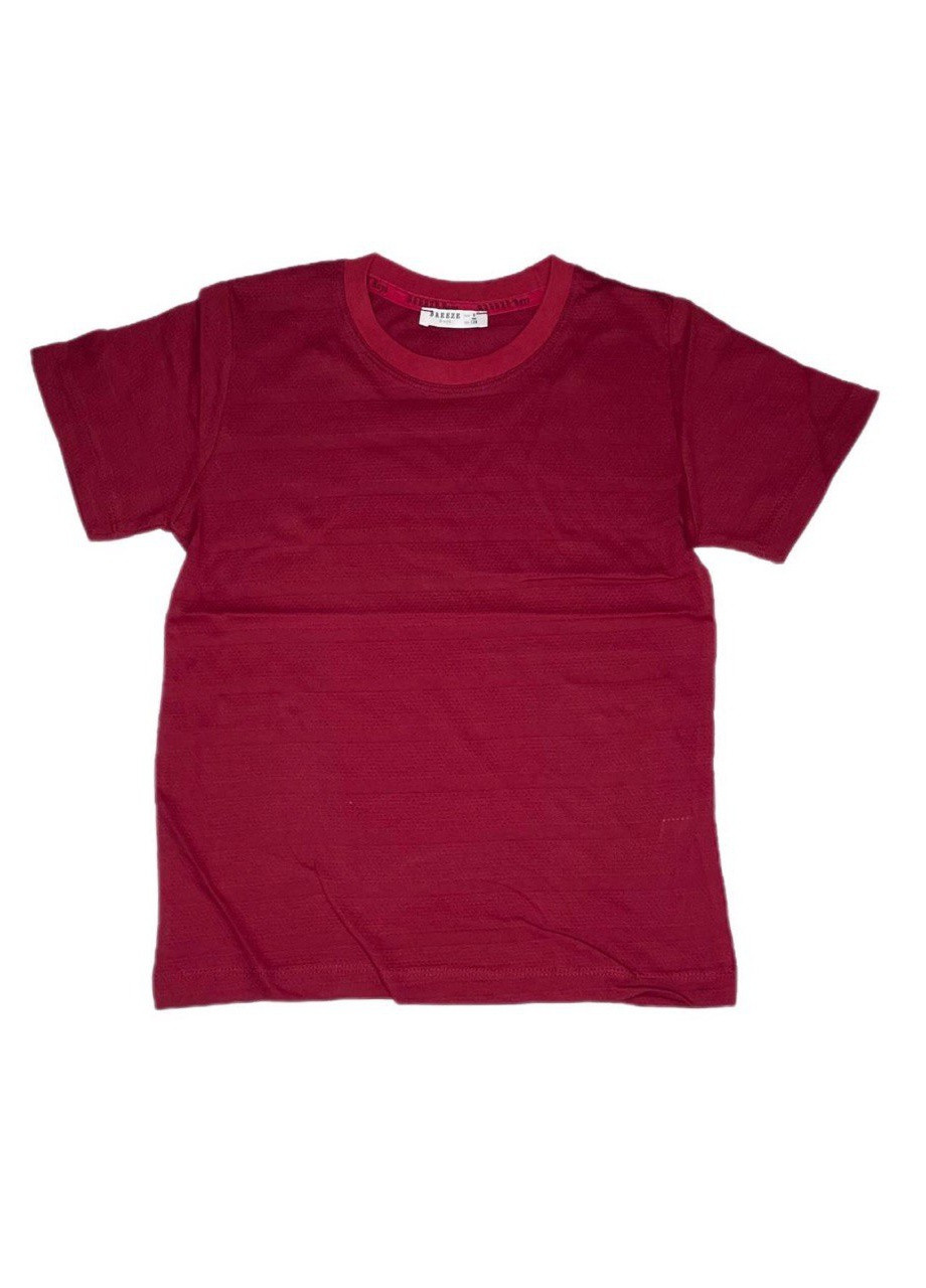 Бордовая футболка для мальчика Breeze