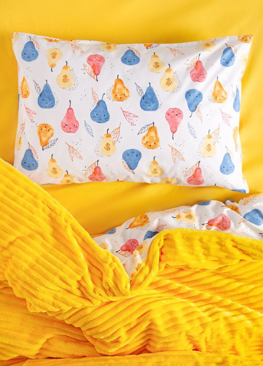 Детское постельное белье "Груши Синие, желтые, розовые" Плюш - Сатин Royal Dream (270006881)