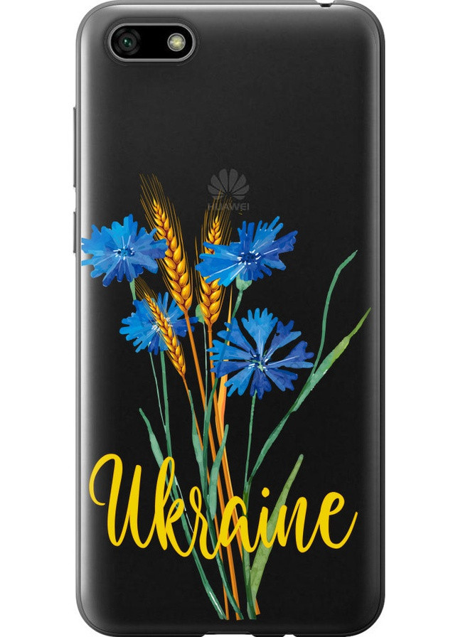 Силіконовий протиударний с посиленими кутами чохол 'Ukraine v2' для Endorphone huawei y5 2018 (258485133)