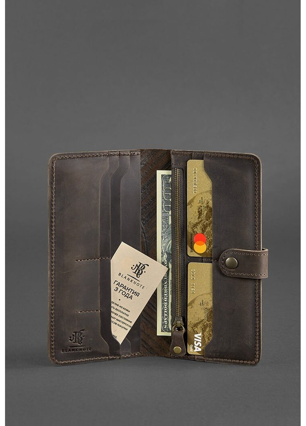 Жіночий шкіряний гаманець 7.0 Червоне BN-PM-7-RED BlankNote (276773464)