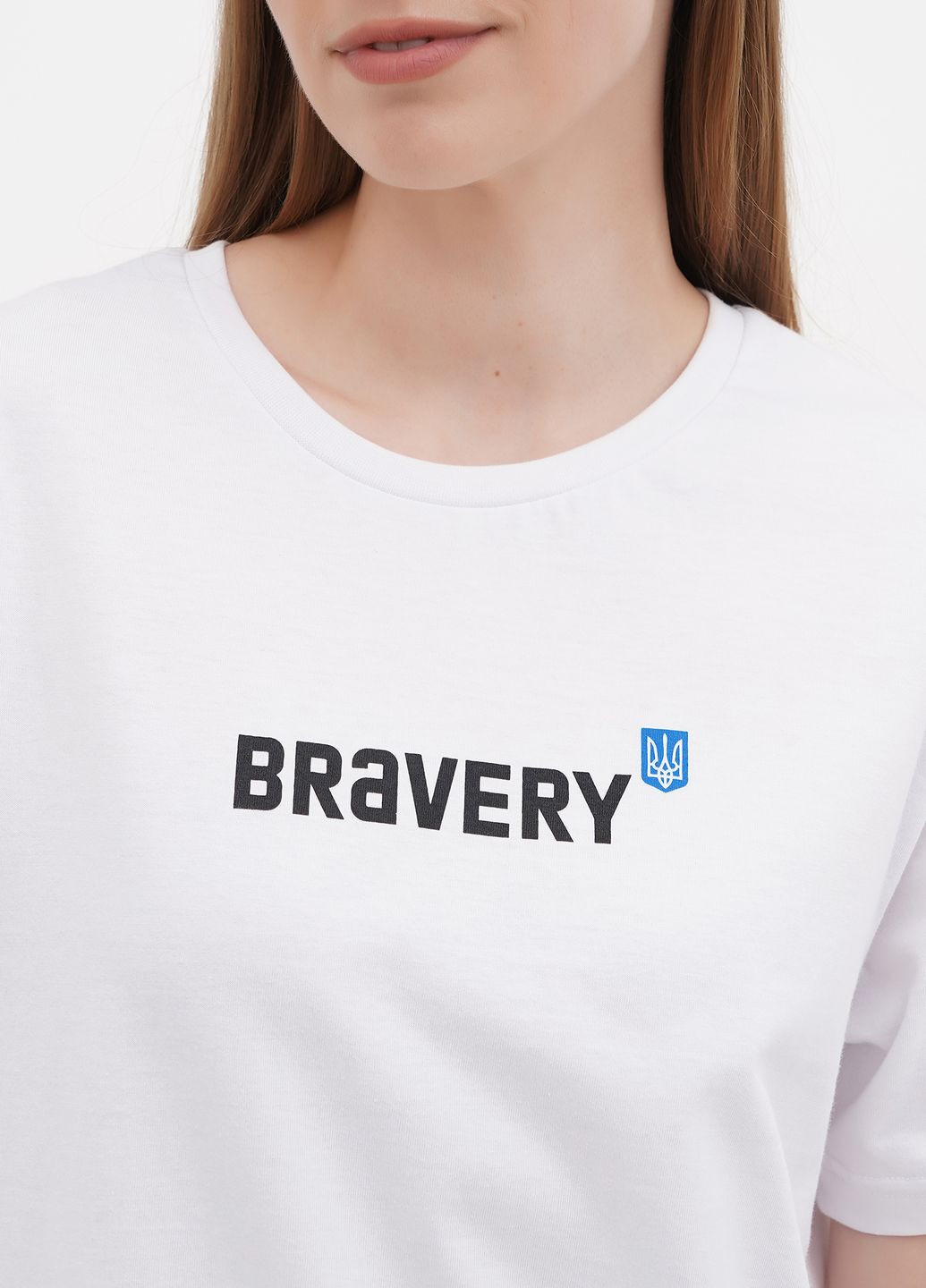 Біла всесезон футболка original біла Bravery