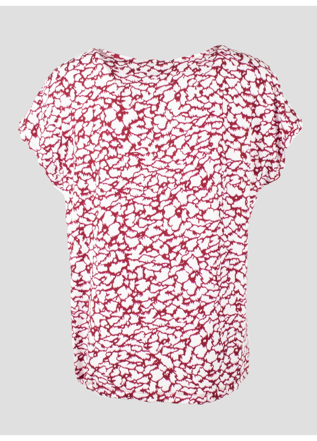 Вишневая летняя женская футболка вишневая 001387 Street One