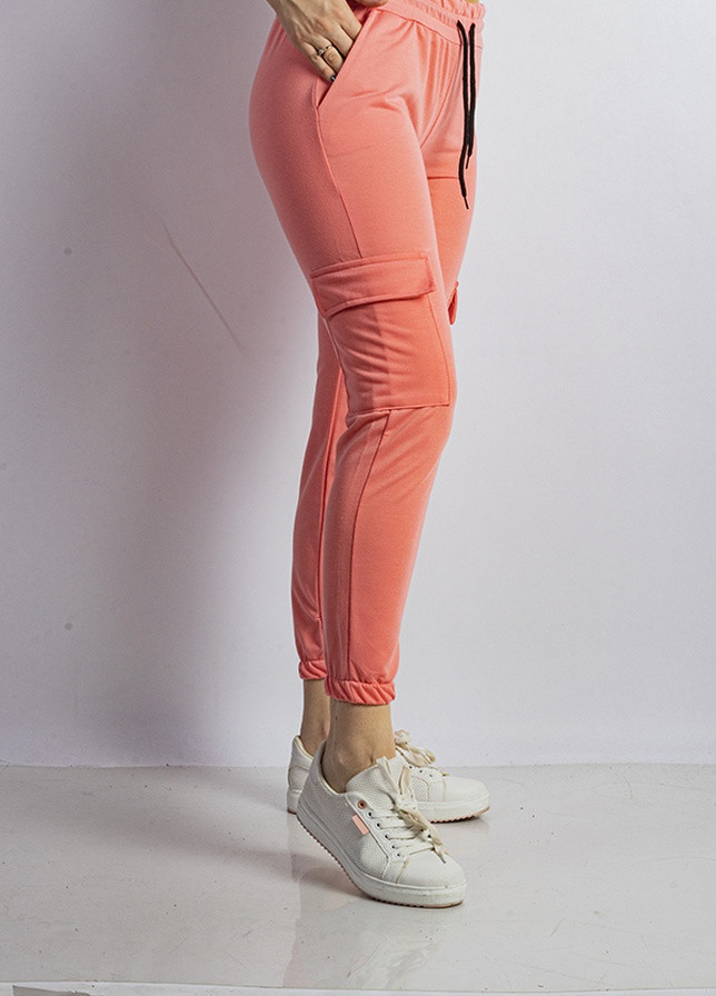 Штани спортивні жіночі персикові (Персиковий) Time of Style (256954271)