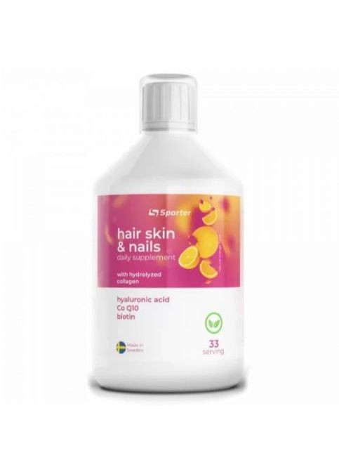Hair Skin & Nails 500 ml /33 servings/ Orange Sporter (260479037)