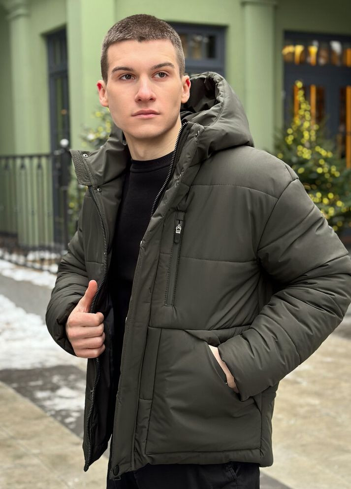 Оливкова (хакі) зимня куртка rockford хакі Pobedov