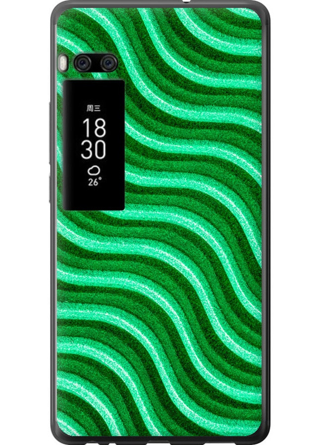 Силиконовый чехол 'Волнистые линии' для Endorphone Meizu Pro 7 Plus (257794628)