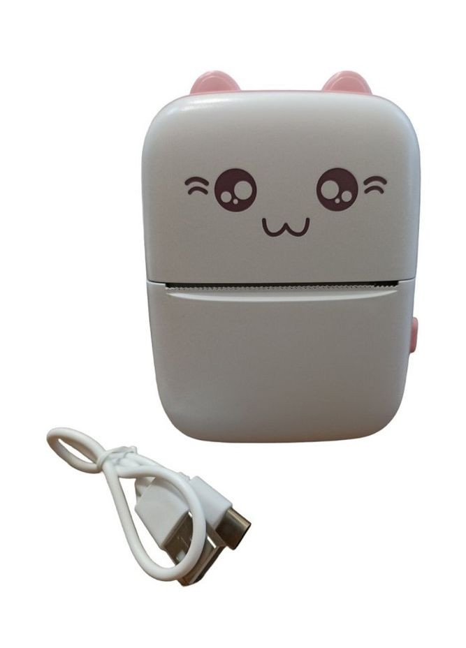 Термопринтер Portable Mini Printer (MX06) детский портативный с термопечатью Розовый No Brand (276840780)