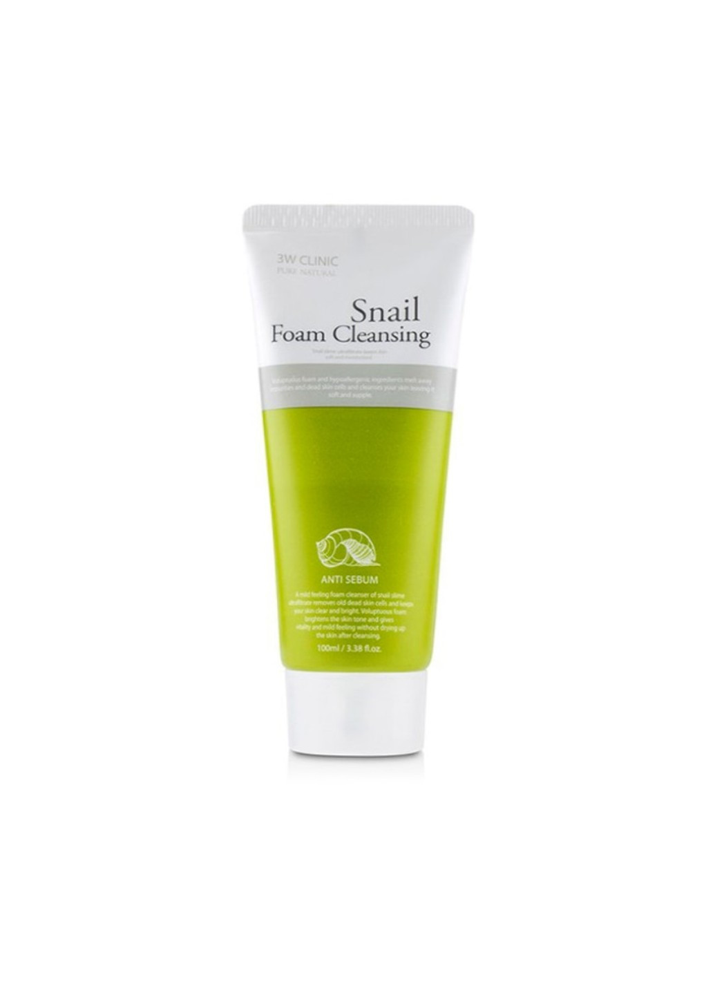 Пінка для вмивання Snail Foam Cleansing 100 мл 3W Clinic (276844098)