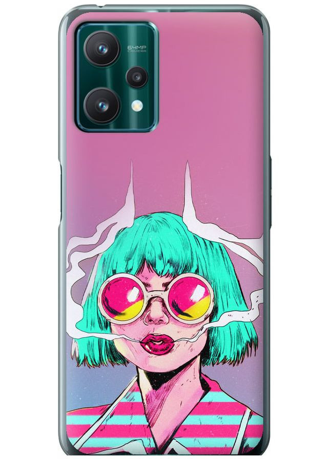 Силіконовий чохол 'Поп арт дівчина' для Endorphone Realme 9 Pro (276192843)