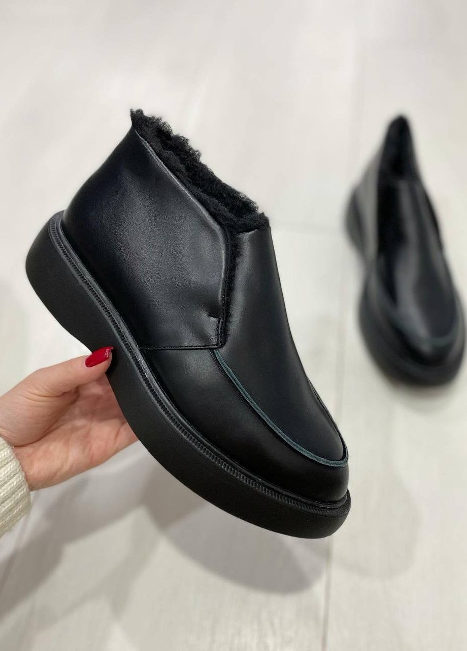 Зимние лоферы высокие зимние челси No Brand без декора