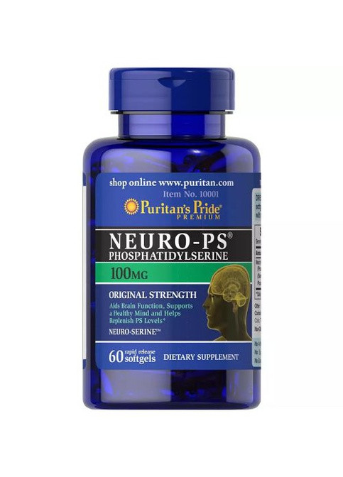 Puritan's Pride Neuro-Ps (Phosphatidylserine) 100 mg 60 Softgels Puritans Pride (258661535)