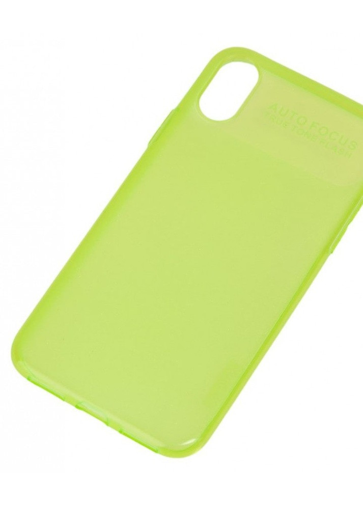 Чехол силиконовый плотный для Iphone X yellow ARM (259679563)