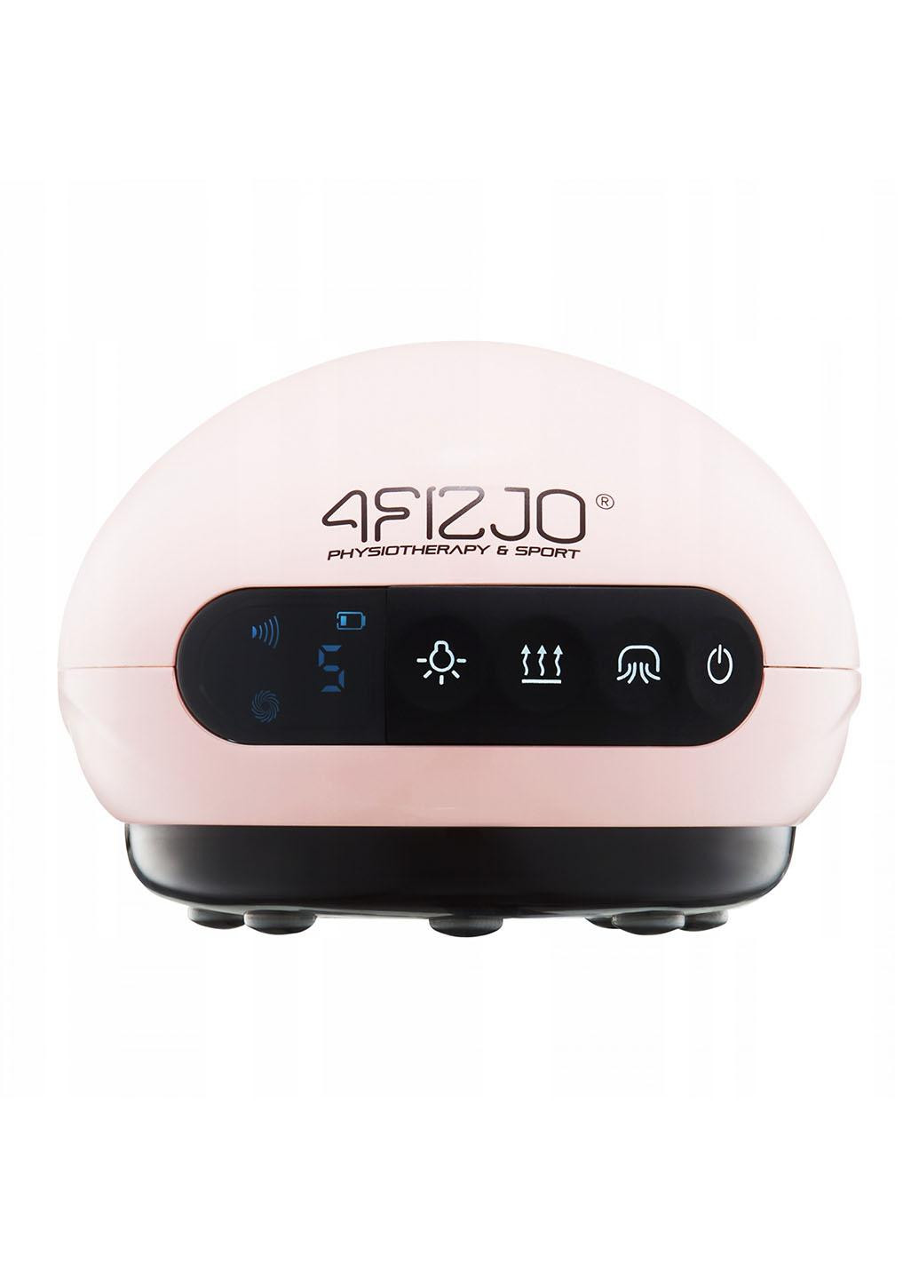 Массажная вакуумная банка 4FIZJO аккумуляторная с ИК прогревом 4FJ0518 Pink No Brand (267721714)