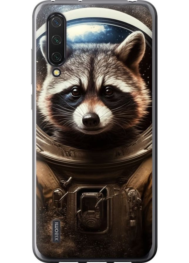 Силиконовый чехол 'Raccoon austronaut' для Endorphone xiaomi mi cc9 (276321346)