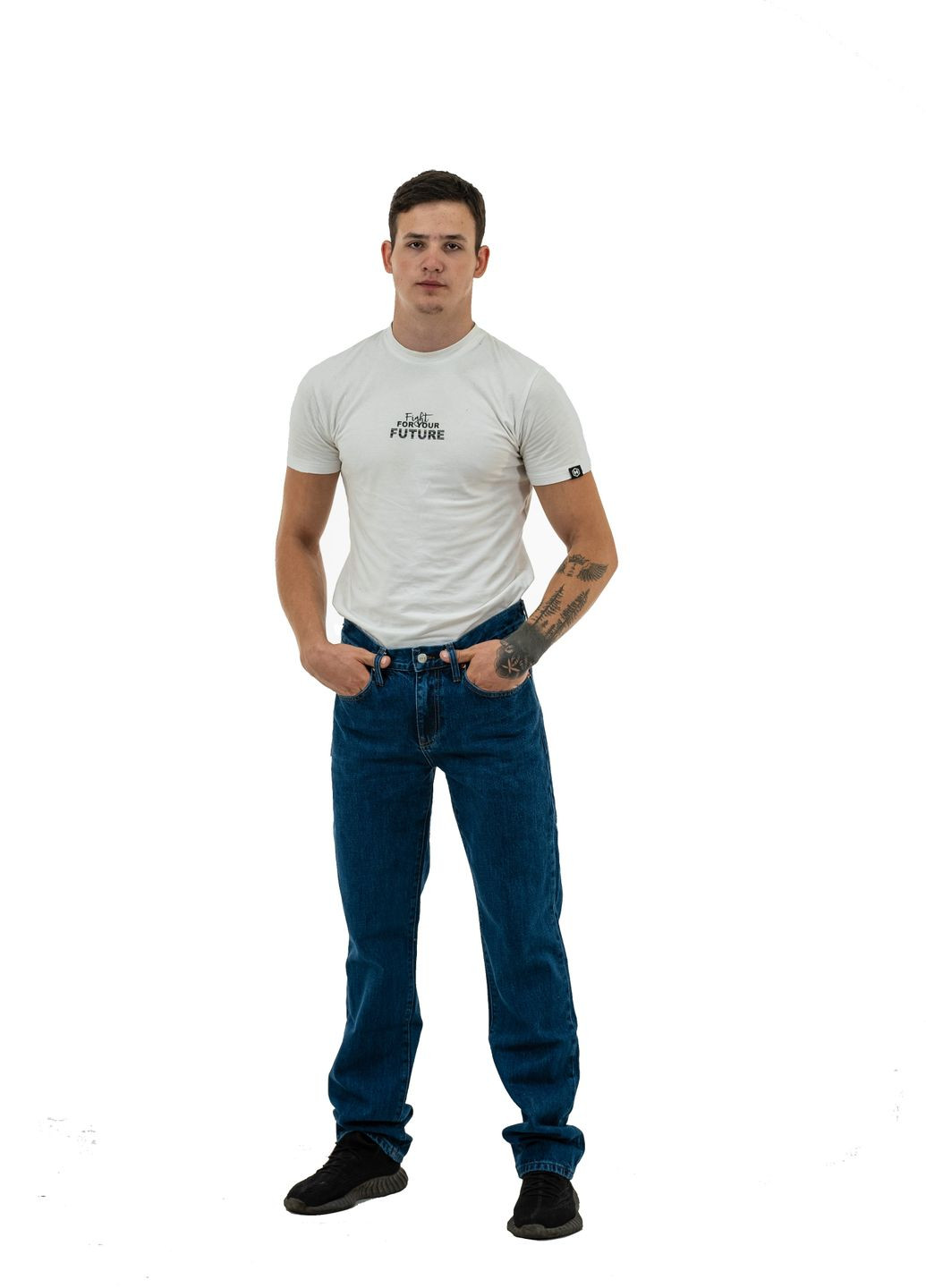 Синие демисезонные джинсы мужские 506 Levi's