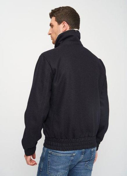 Темно-синяя куртка демисезон,темно-синий-бежевий, Mennace