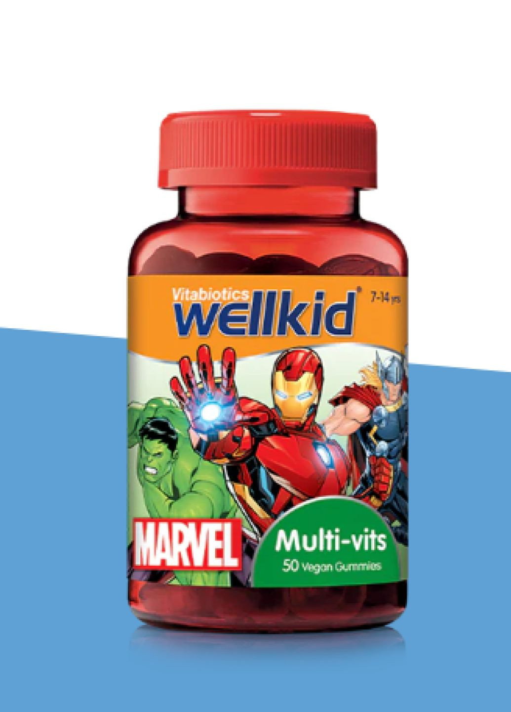 Wellkid Marvel Мультивитамин 50 веганских конфет No Brand (268741369)