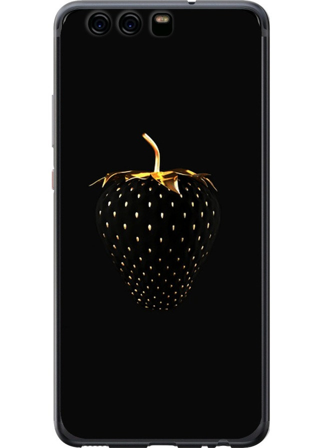 Силиконовый чехол 'Черная клубника' для Endorphone Huawei P10 (257906684)