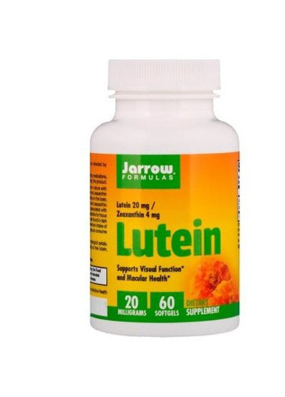 Lutein 20 mg 60 Softgels Jarrow Formulas (256725085)