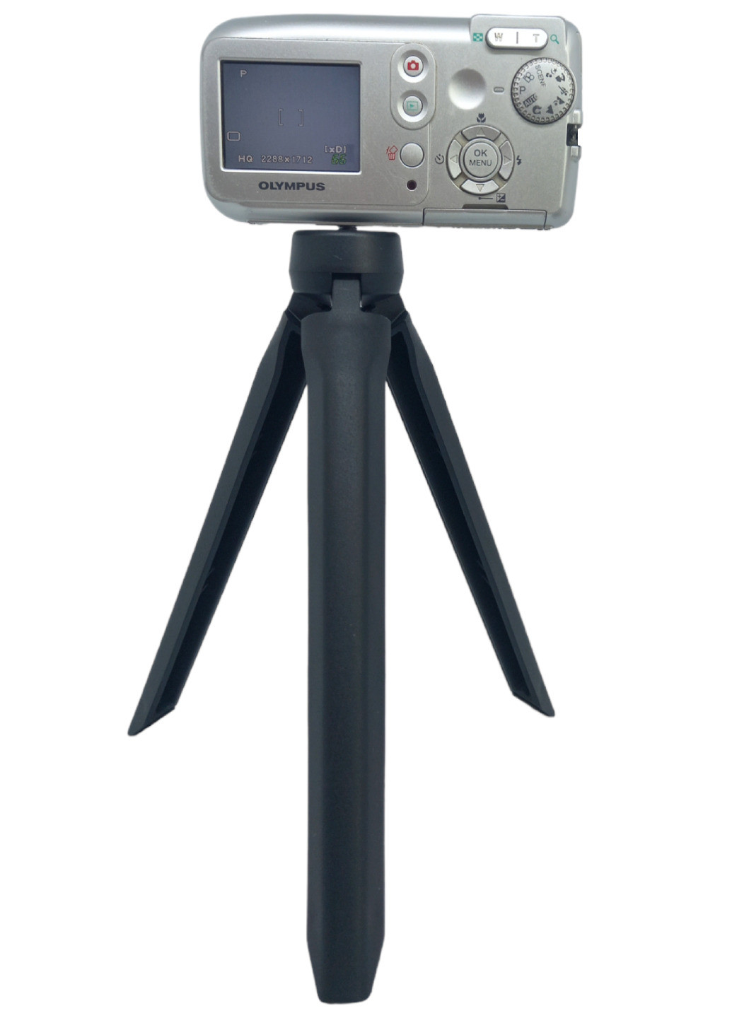 Штатив трипод тринога 19.5 см із настроюваним кріпленням настільний для телефона екшн-камери кільцевої лампи No Brand (262094756)