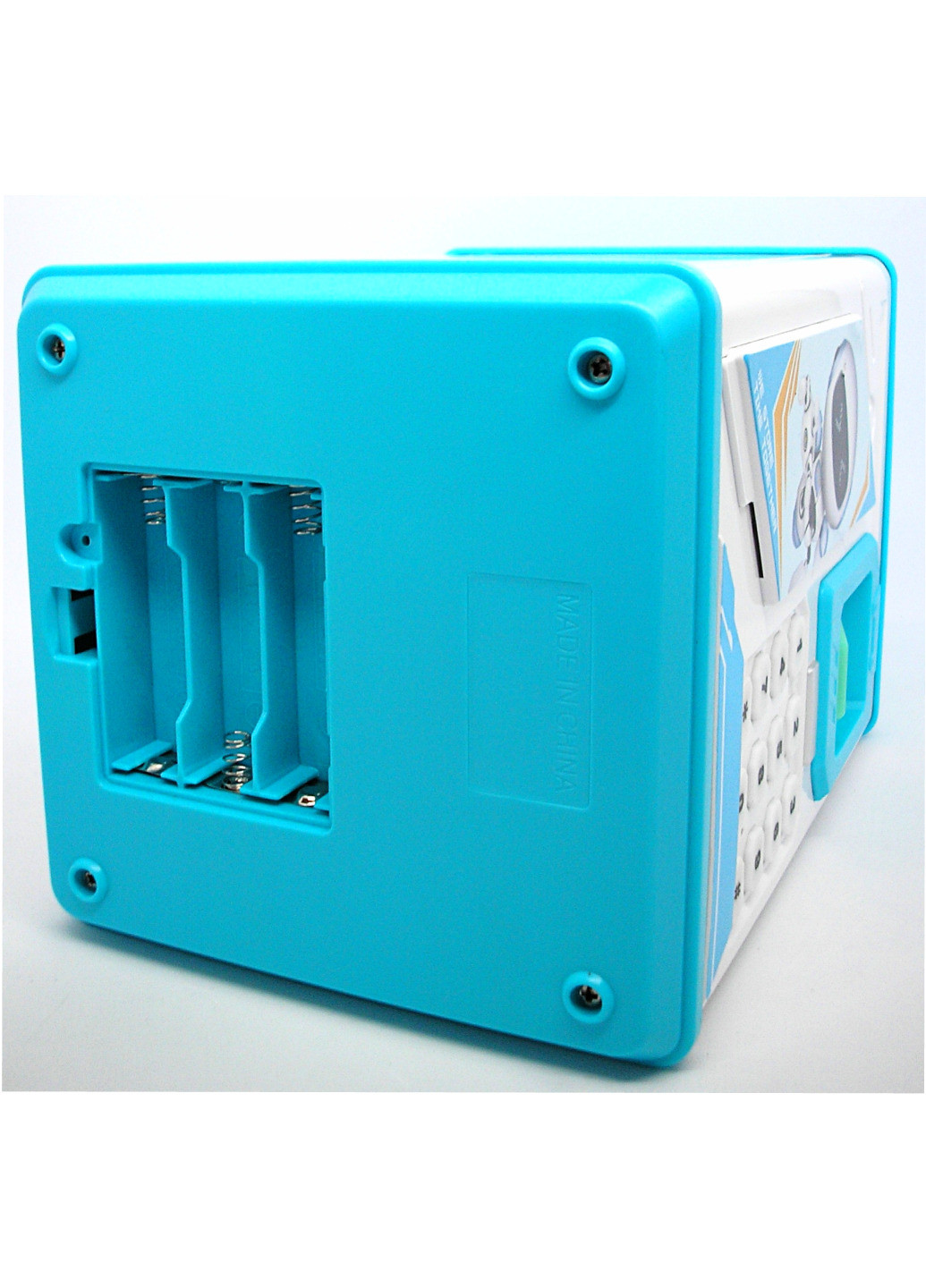 Сейф копилка банкомат электронная с купюроприемником звуковыми эффектами кодовым замком сканером отпечатков No Brand (259735688)