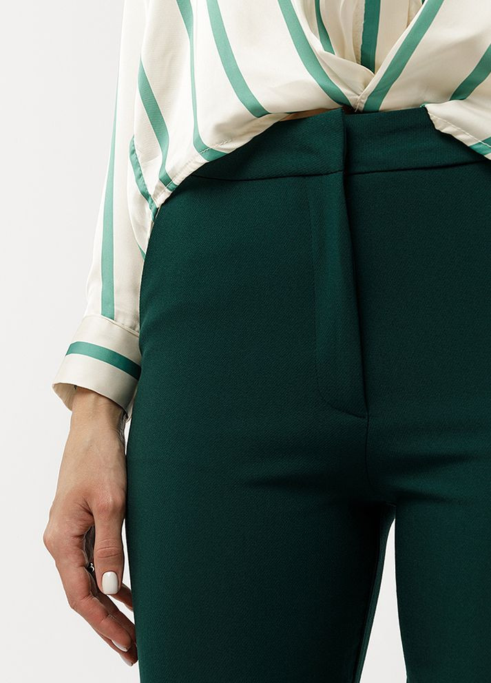 Зеленые демисезонные брюки Karol