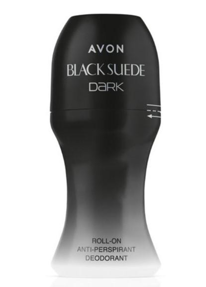 Дезодорант-антиперспирант с шариковым аппликатором Black Suede Dark для него, 50 мл Avon (266699344)