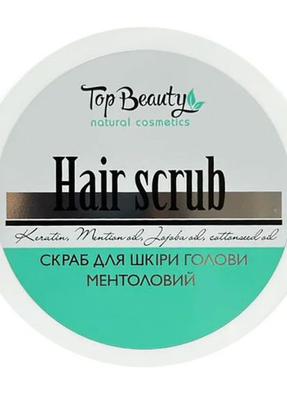 Скраб - пилинг для кожи головы с ментолом и маслом мяты 250 мл Top Beauty (260411232)