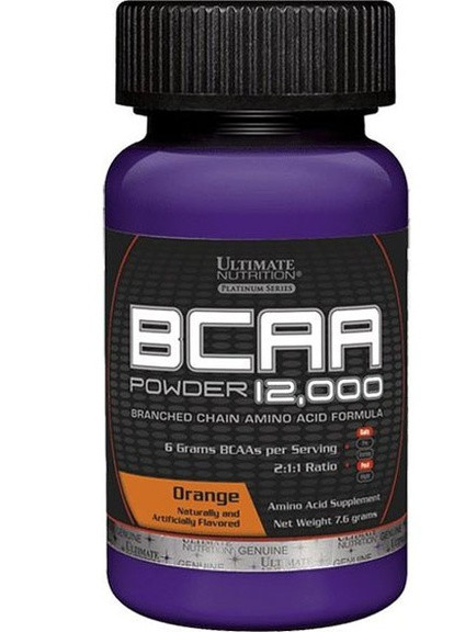 Flavored BCAA 12,000 Powder 7,6 g /1 servings/ Orange Ultimate Nutrition (257455666)