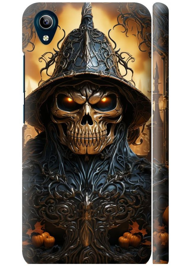 3D пластиковый матовый чехол 'Череп 2' для Endorphone Vivo Y91C (266809088)