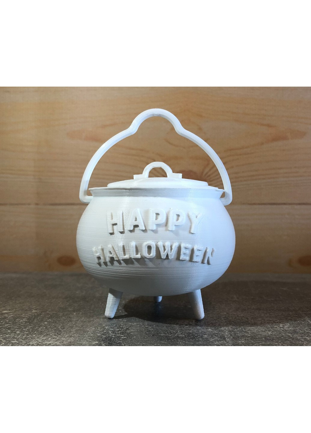 Горшок лепрекона «Happy Halloween» с крышкой ЗаСвіт (266425106)