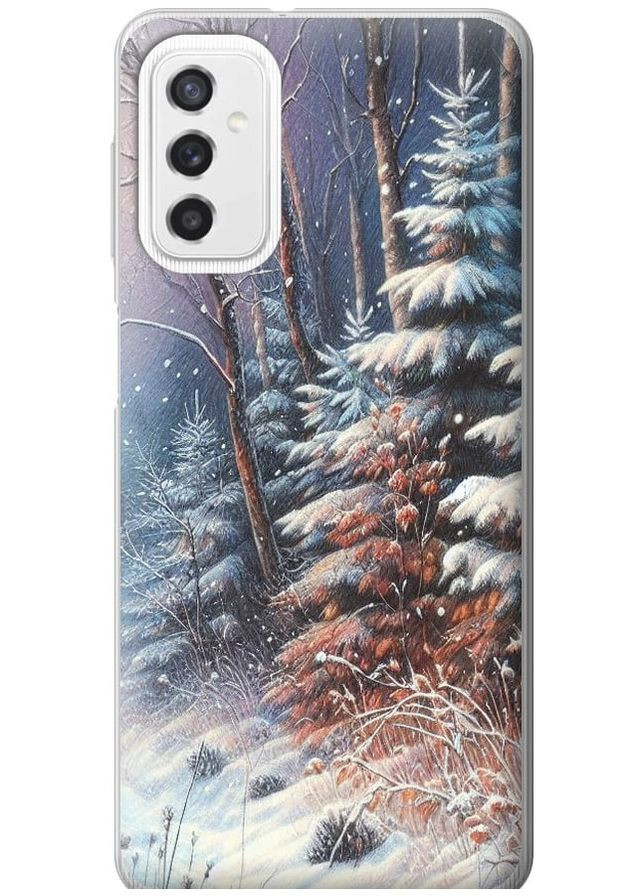 Силиконовый чехол 'Зимний пейзаж' для Endorphone Samsung Galaxy M52 M526B (275459282)