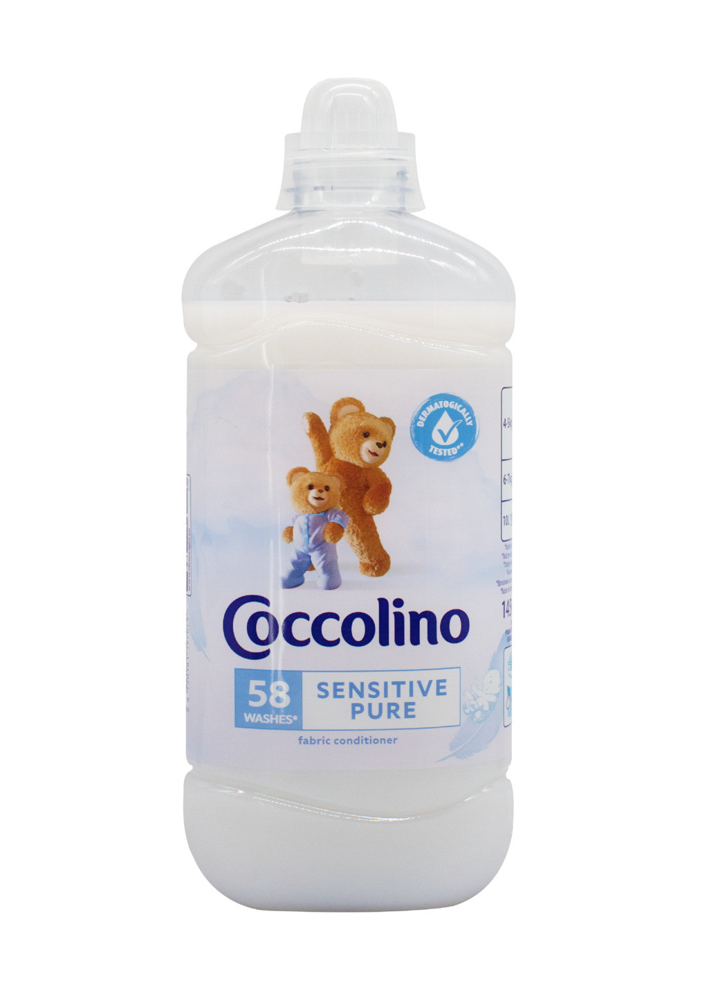 Кондиционер для стирки Sensitive Pure 1,45 л (58 стирок) Coccolino (259064353)