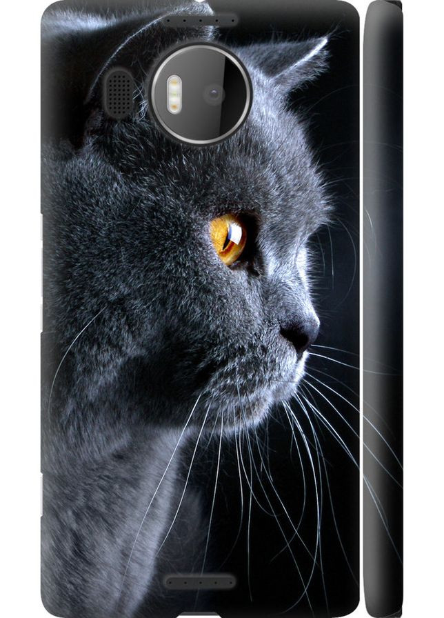 3D пластиковий глянцевий чохол 'Гарний кіт' для Endorphone microsoft lumia 950 xl dual sim (264385435)