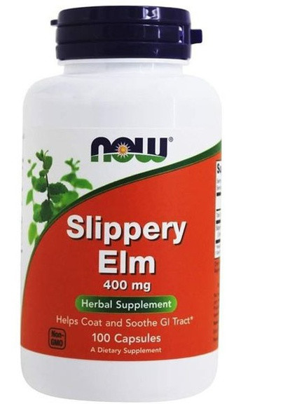 Slippery Elm 400 mg 100 Caps Now Foods (256719205)