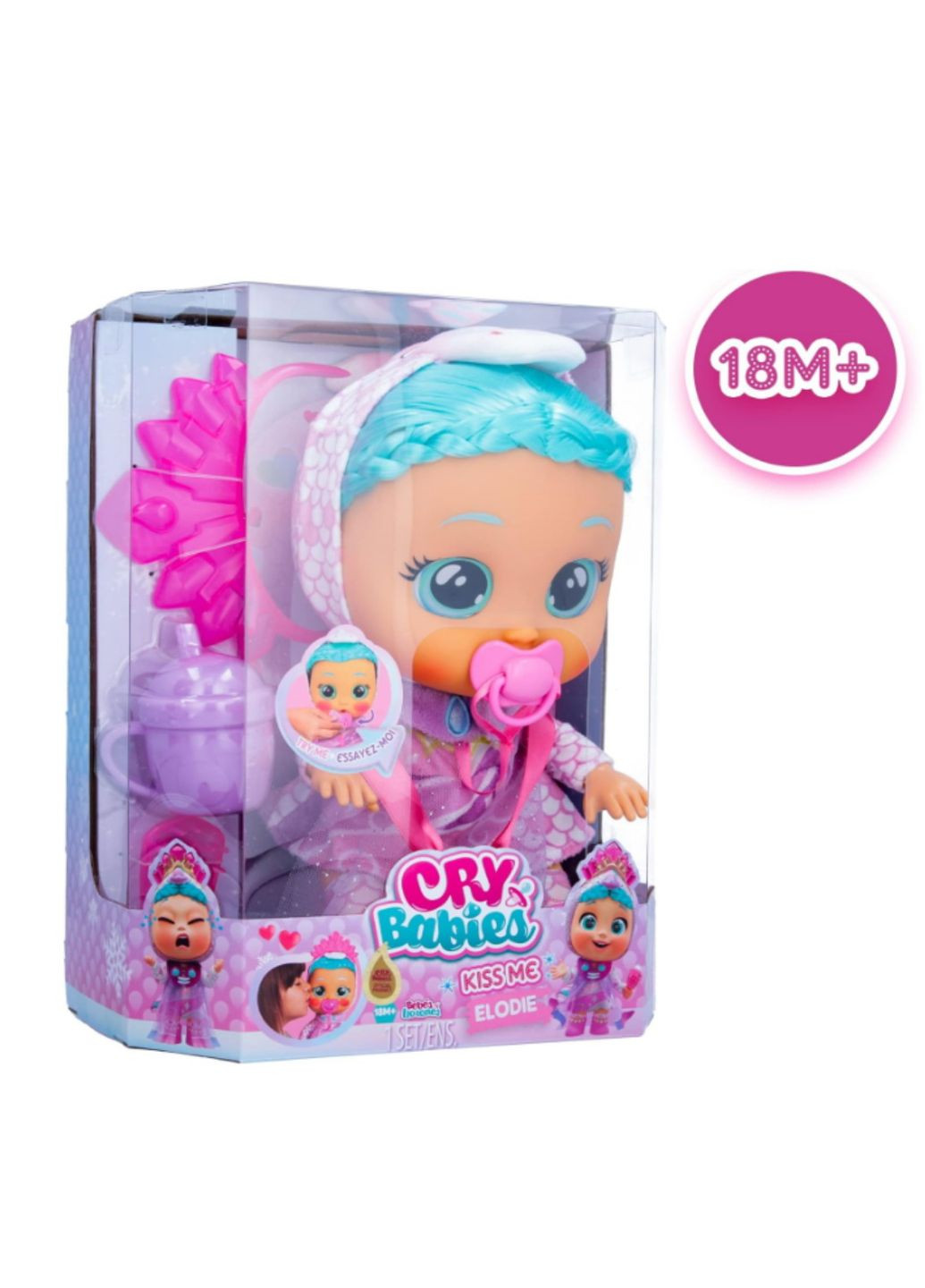 Интерактивная кукла Принцесса Элоди Cry Babies Kiss Me Princess Elodie, 15  звуков, от 18 мес IMC Toys комбинированная ‣ Купить в интернет-магазине  Каста ‣ Киев, Одесса, Харьков ‣ Доставка по всей Украине! (#268998800)