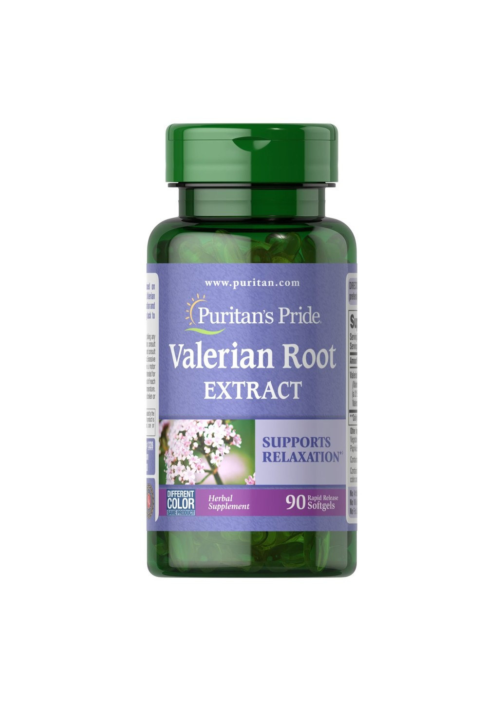Екстракт Кореня Валеріани Valerian Root Extract - 90 софтгель Puritans Pride (276903960)