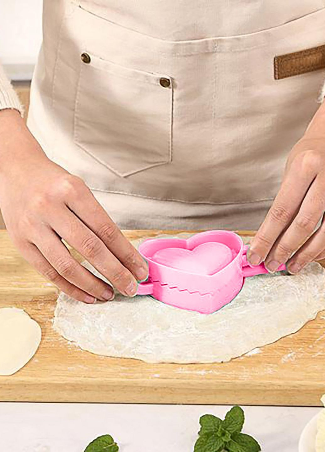 Форма ліплення для пельменів, вареників та равіолі у вигляді серця Kitchen Master (277962471)