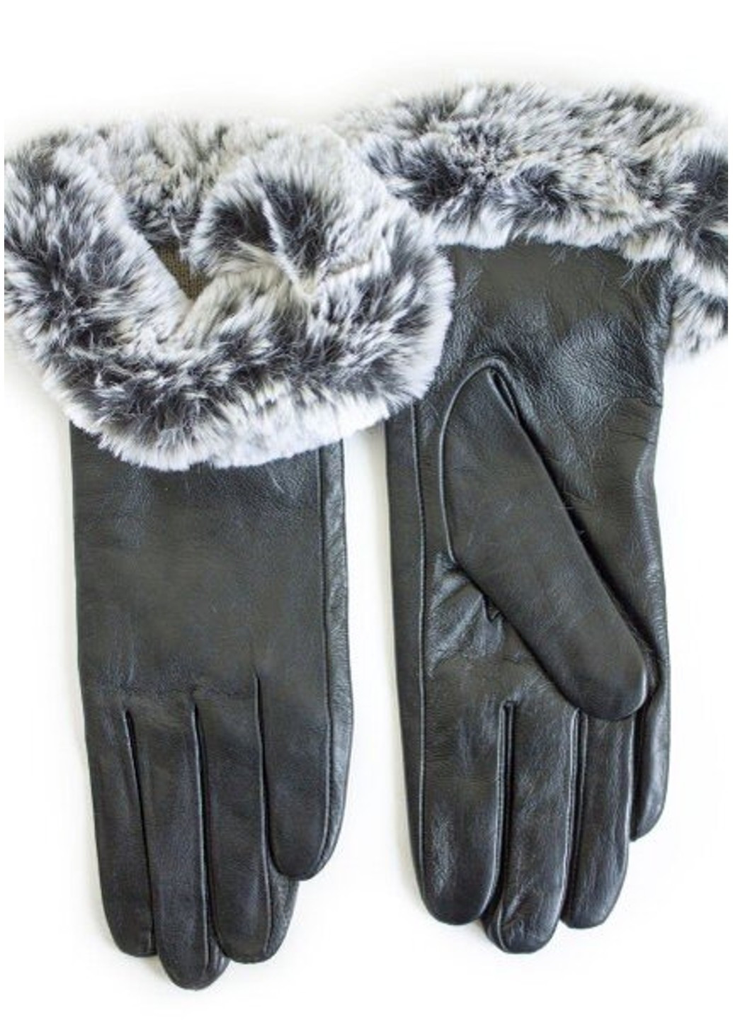 Женские кожаные перчатки Shust черные M Shust Gloves (266143011)