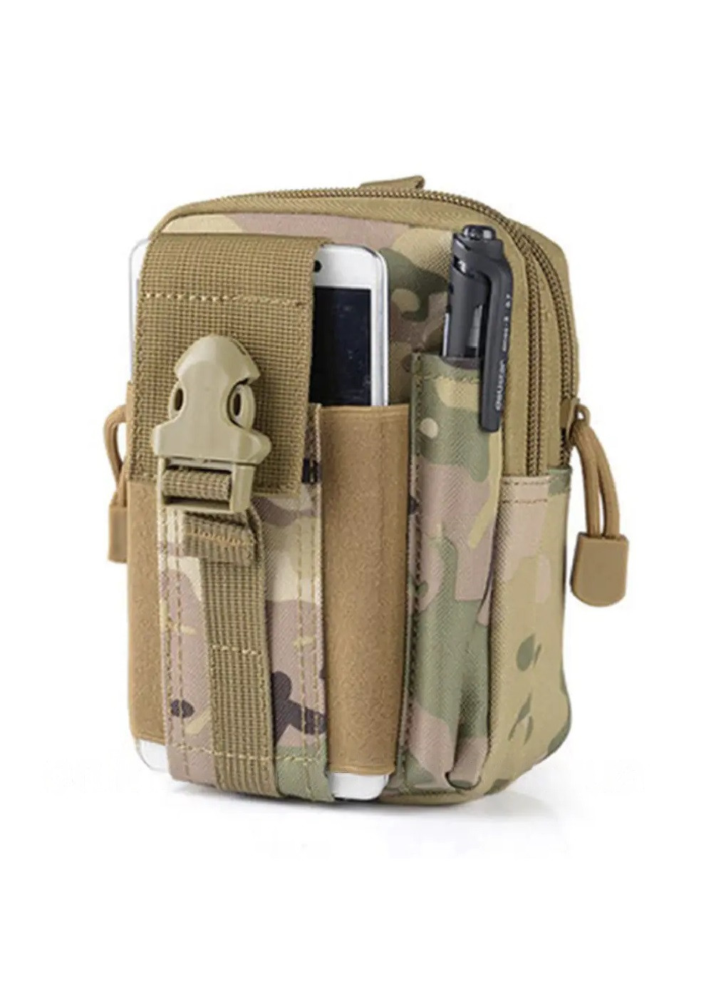 Тактична сумка сумка на пояс чоловіча армійська з кріпленням Molly для туризму 18х13х3 см (474186-Prob) Мультикам Unbranded (257574836)