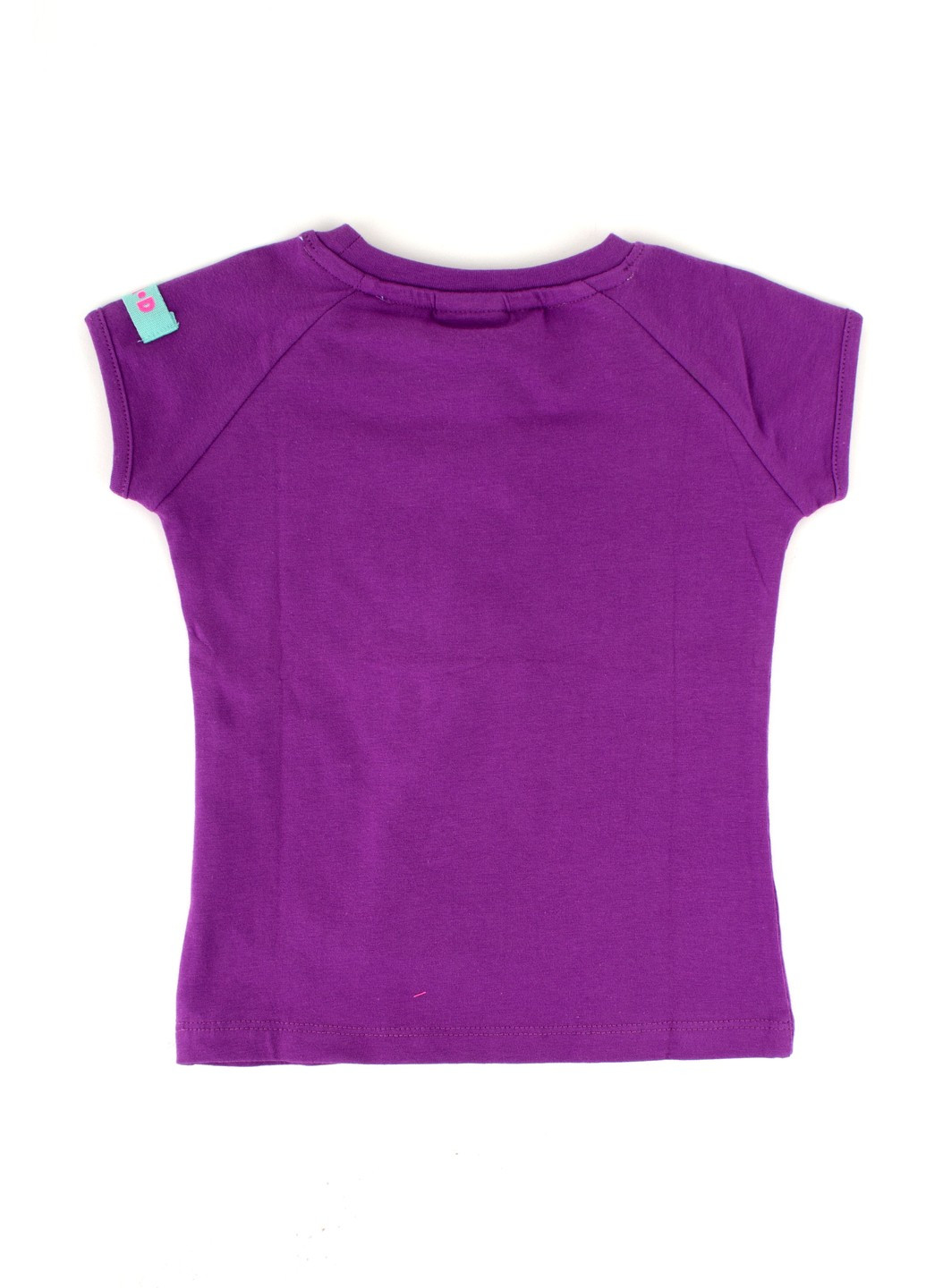 Фиолетовая футболка на девочку фиолетовая tom-du с пайетками ананас TOM DU