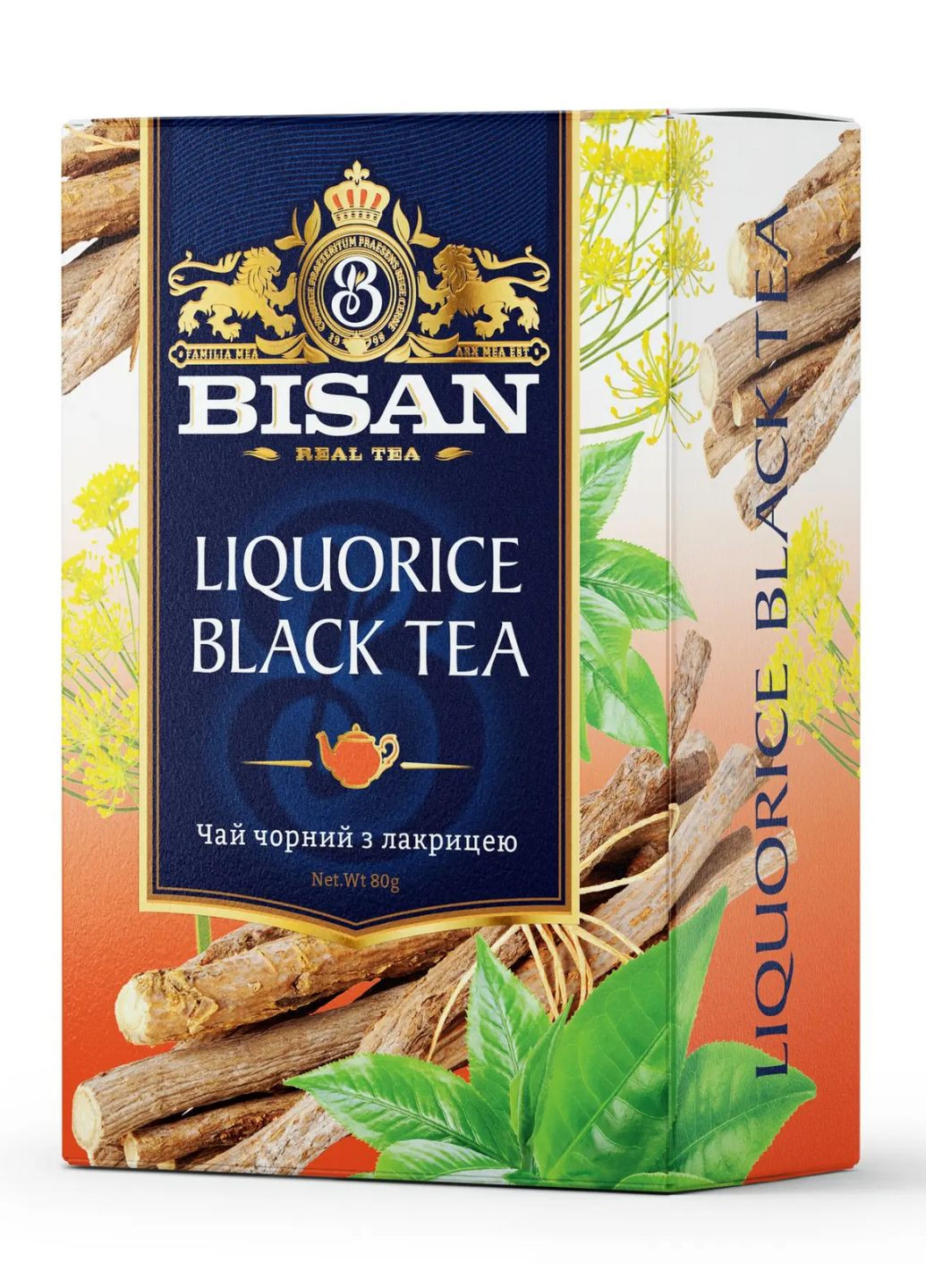 Чай Liquorice Black Tea 80 г Bisan (262983548)