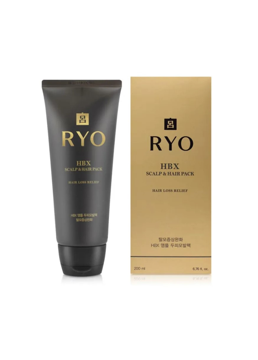 Ампульна маска для шкіри голови та волосся Premium HBX Ampoule Scalp & Hair Pack Ryo (268380395)